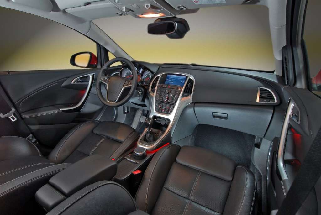 interior of the modern car